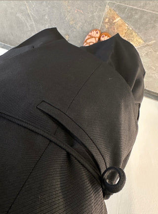 Gilet con laccetto nero
