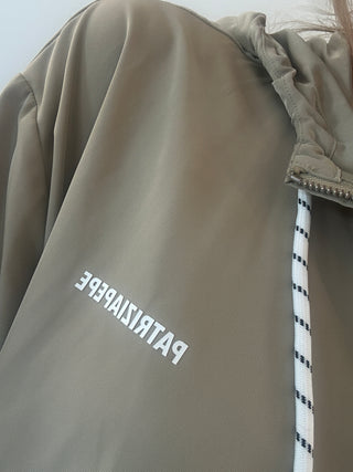 Giacca bomber beige