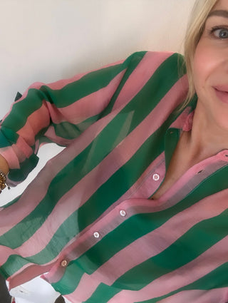 Camicia a righe