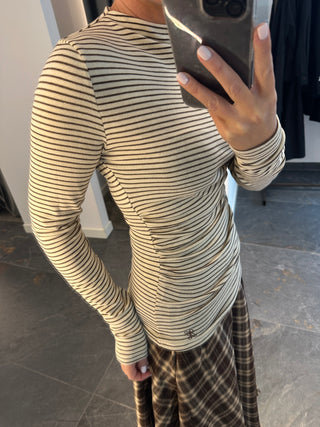 Maglia manica lunga a righe