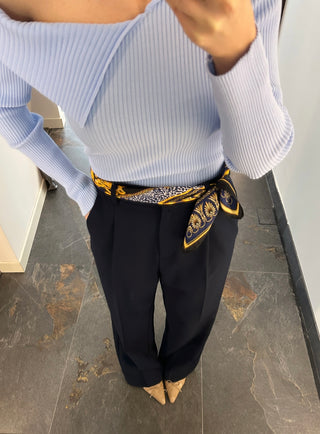 Pantalone sartoriale blu