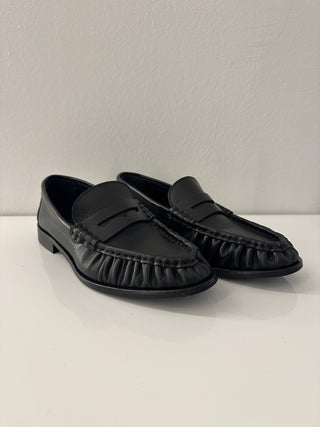 Mocassini in pelle nero