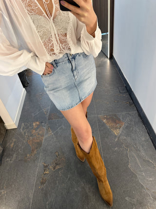 Minigonna in jeans