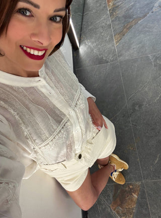 Camicia in pizzo