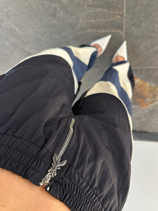 Pantaloni jogger color block