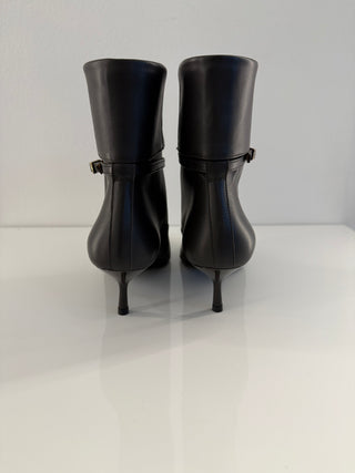 Stivaletto in pelle marrone