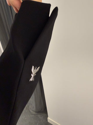 Giacca blazer doppiopetto nero