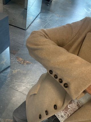 Giacca cappottino beige