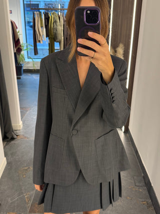 Giacca slim Grigio
