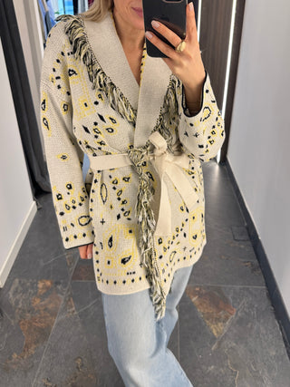 Cardigan in Maglia bianco