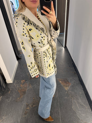 Cardigan in Maglia bianco
