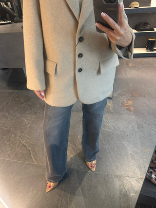 Giacca cappottino beige