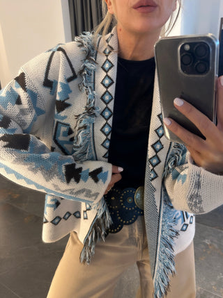 Cardigan Alaska in maglia