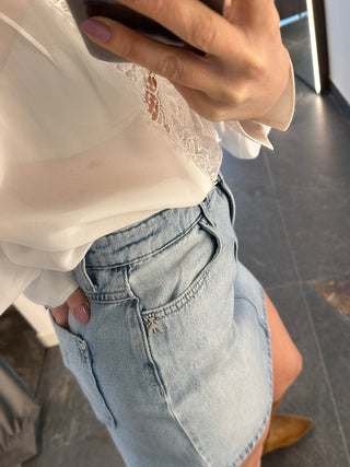 Minigonna in jeans