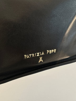 Borsa con tracolla in pelle nero