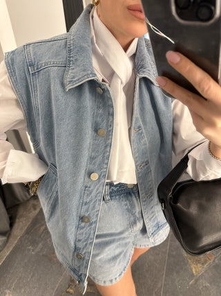 Gilet in jeans