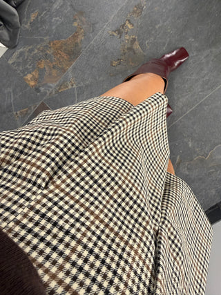 Pantaloncino in pied de poule
