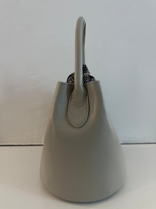 Borsa secchiello grigio