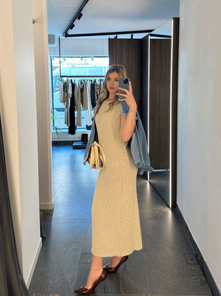 Abito in maglia e lurex