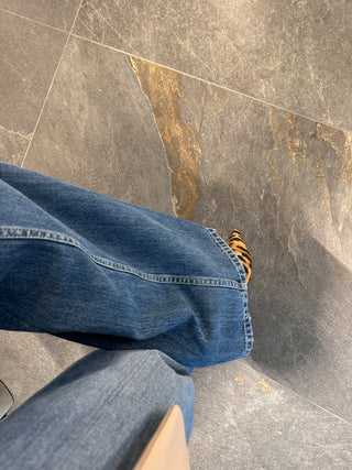 Jeans a palazzo Mia blu