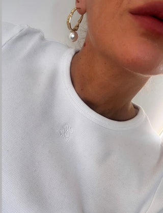 Orecchini con perla oro