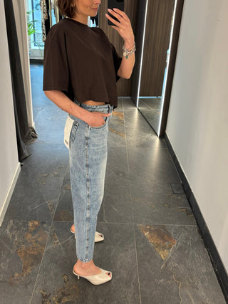Jeans Osaka gamba dritta crop