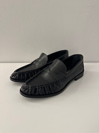 Mocassini in pelle nero