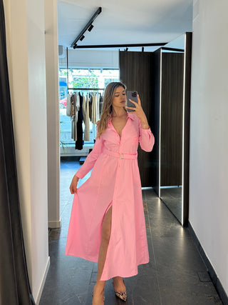 Abito chemisier rosa