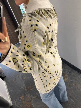 Cardigan in Maglia bianco