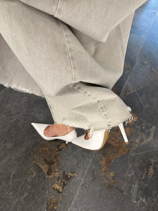Gonna in jeans grigio