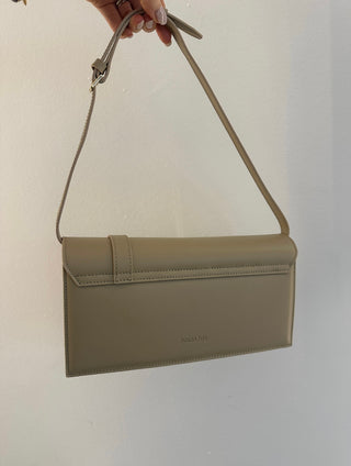 Borsa rigida orizzontale in Pelle