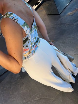 Pantalone bianco burro