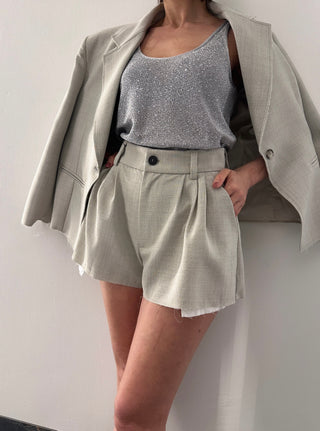 Pantaloncino shorts grigio