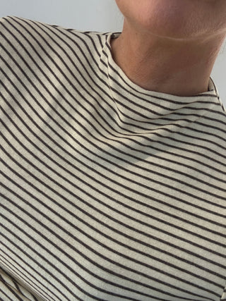 Maglia manica lunga a righe