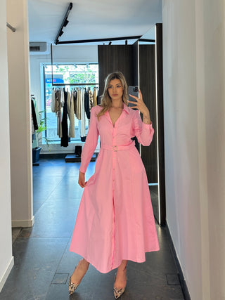 Abito chemisier rosa