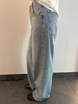 Jeans a palazzo Mia blu