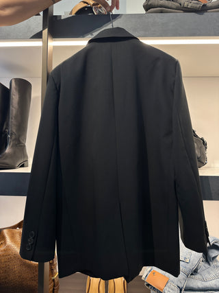 Giacca con spilla nero