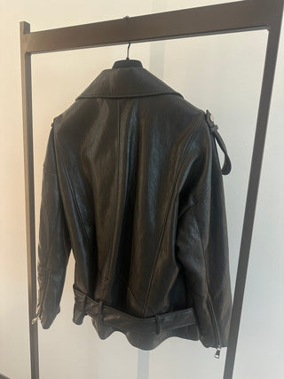 Giubbotto biker grigio