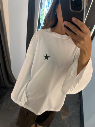 T-shirt manica lunga stella