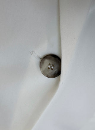 Giacca monopetto bianco