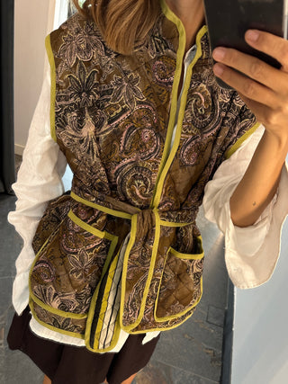Gilet trapuntato