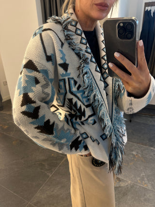 Cardigan Alaska in maglia