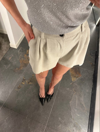 Pantaloncino shorts grigio