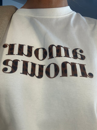 T-shirt in cotone Amour bianco