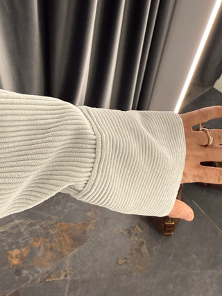 Camicia in velluto bianco