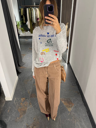 Jeans Mia cammello