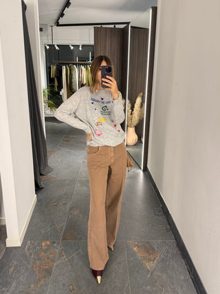 Jeans Mia cammello
