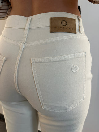 Jeans gamba dritta burro
