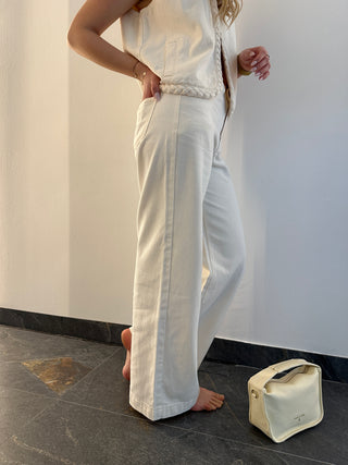 Jeans Burro con treccia