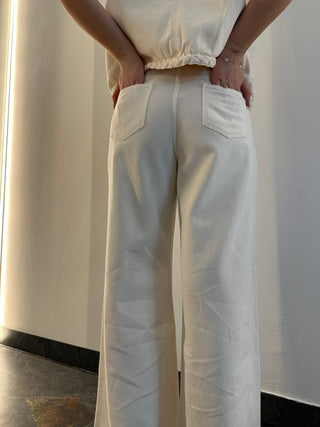 Jeans Burro con treccia